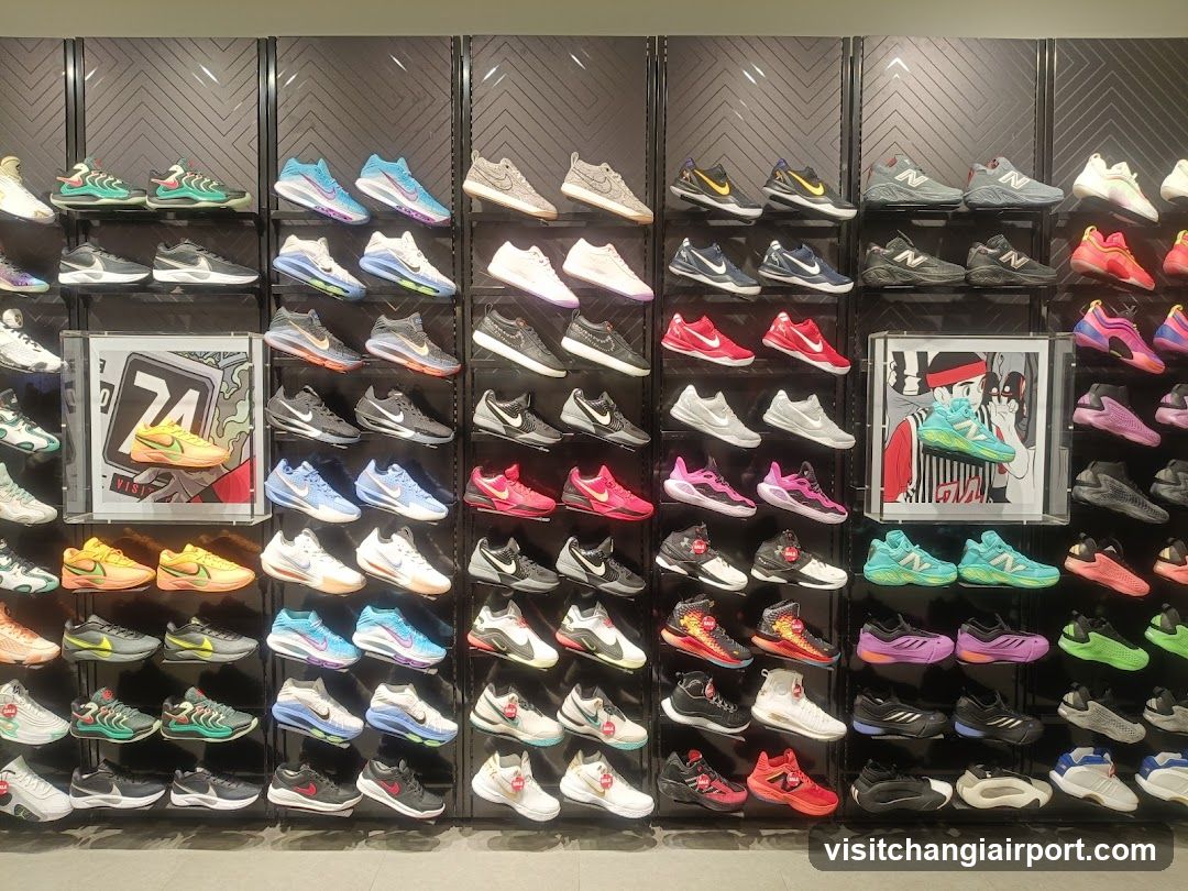 Nike Shoe Display Wall