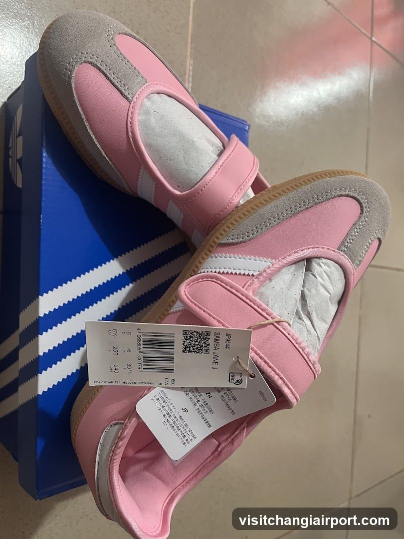 Pink Adidas Sneakers with Tags