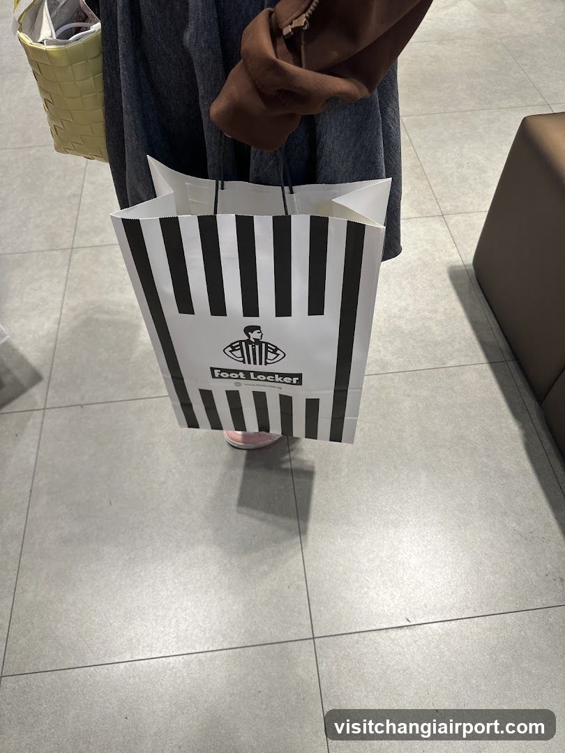 Shopping Bag with Foot Locker Logo