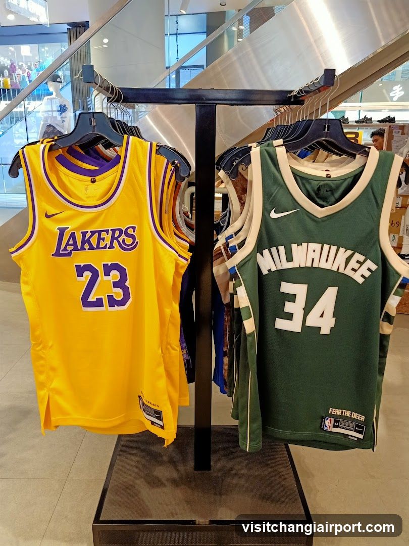 Basketball Jerseys Display