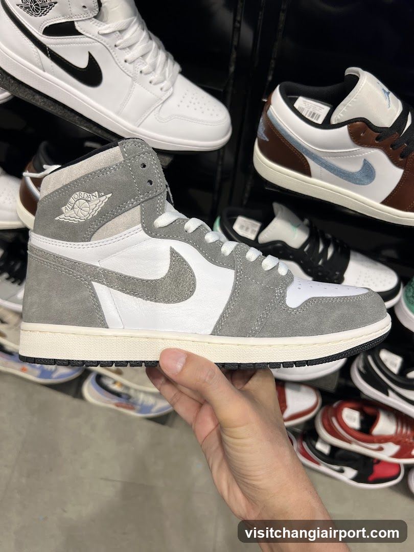 Air Jordan High Sneaker Display