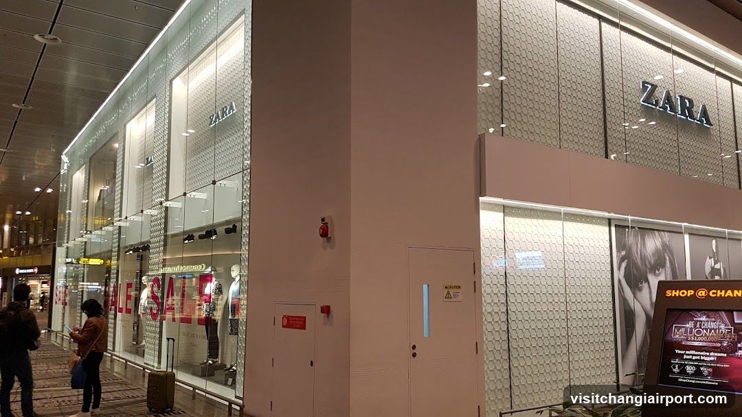 Zara Storefront at Airport Terminal