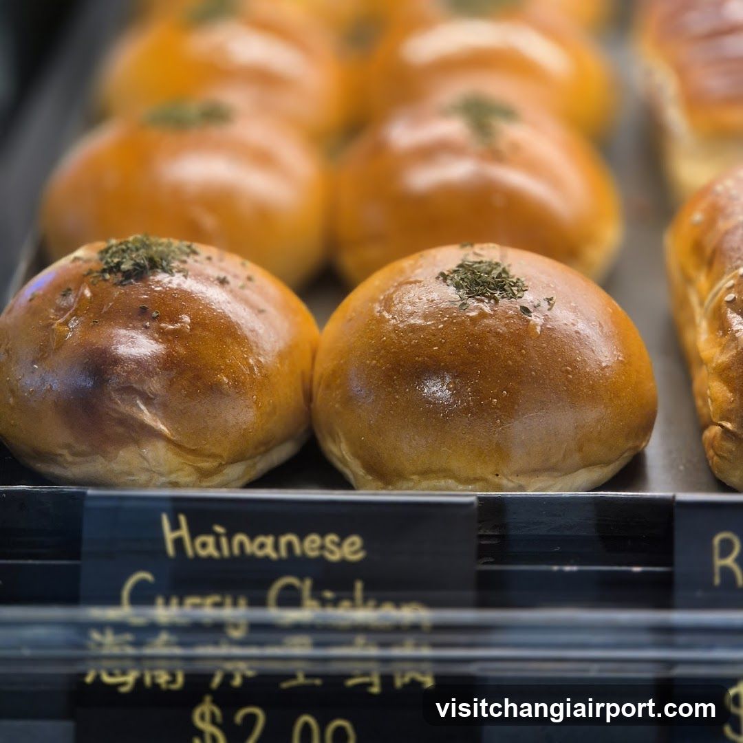 Hainanese Curry Chicken Buns Display