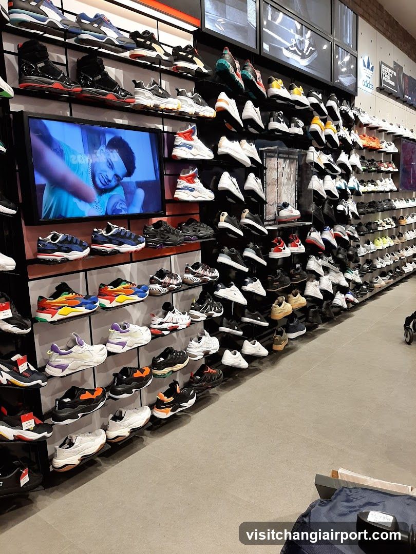Shoe Store Interior Display