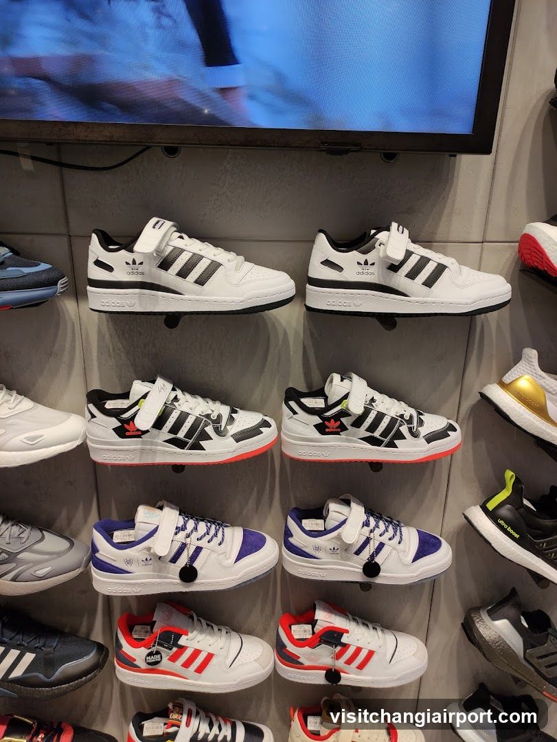 Adidas Shoe Display Wall