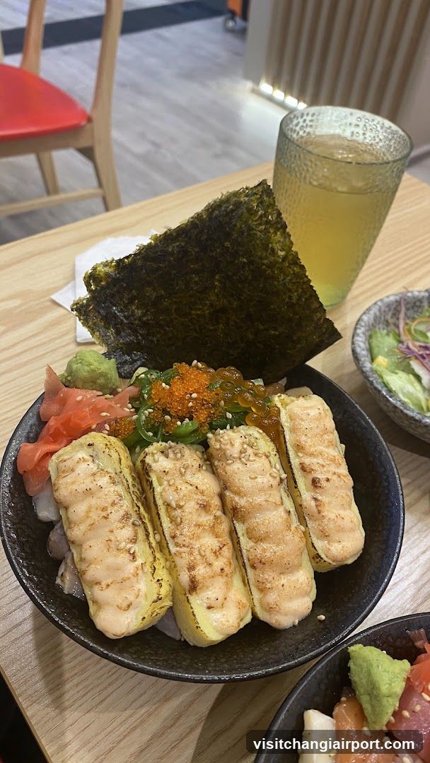 Grilled Eel Rice Bowl with Toppings
