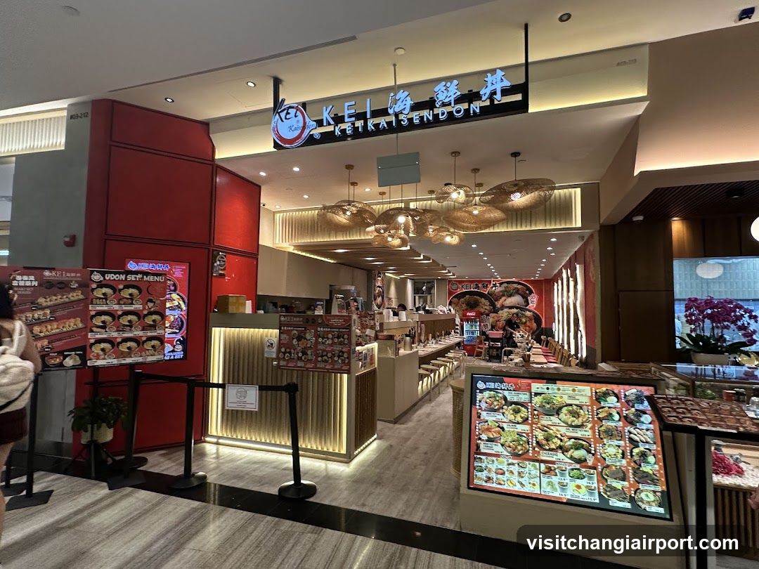 Restaurant Interior with Menu Display and Signage