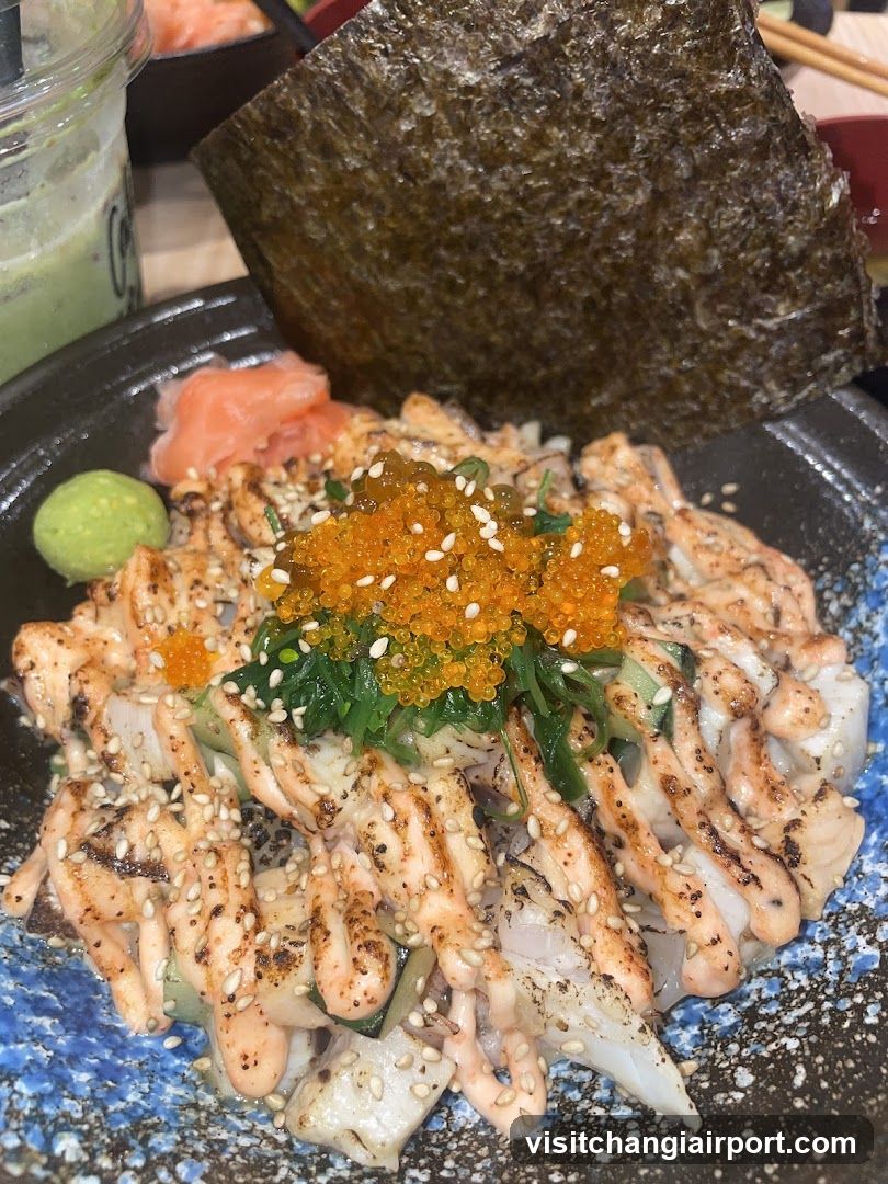 Sashimi Bowl with Tuna and Roe