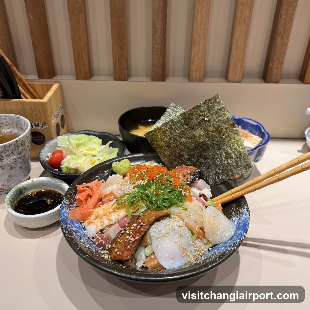 Sushi Bowl with Side Dishes