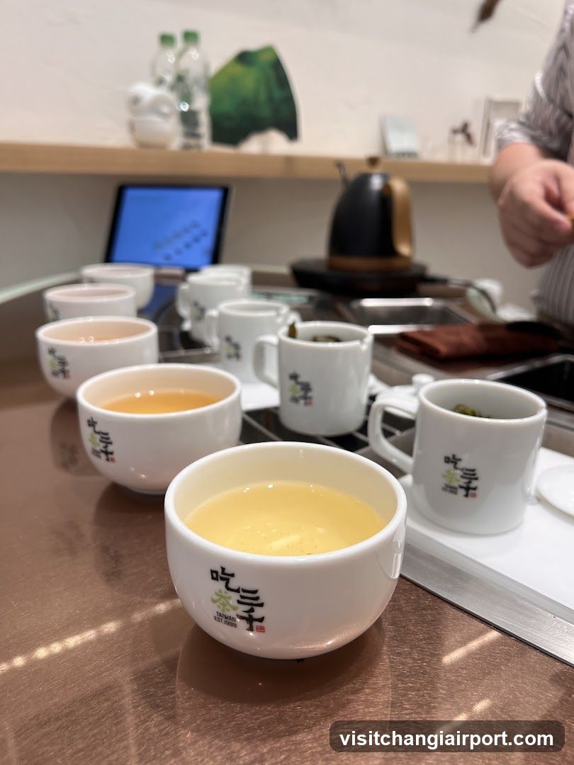 Tea Tasting Setup