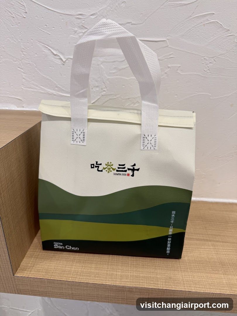 Eco-friendly tote bag with Chinese characters