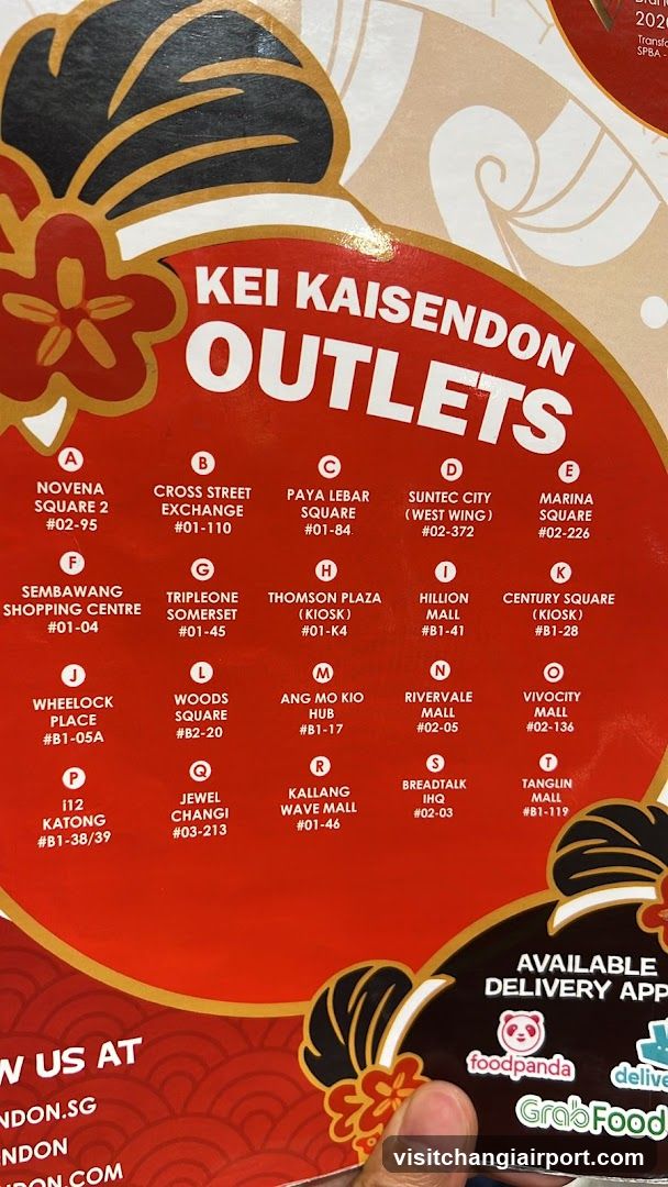 Kei Kaisendon Outlets Map
