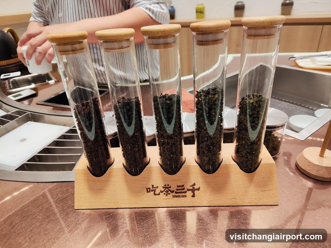 Tea Samples Display