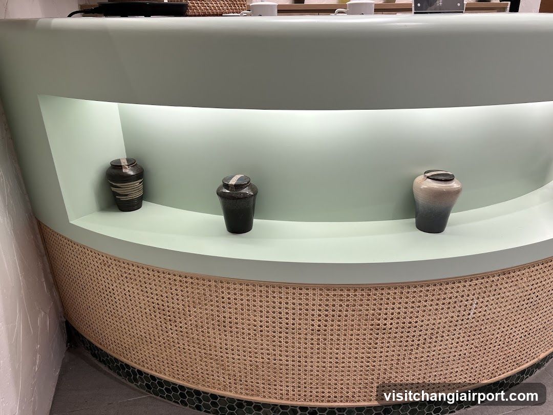 Interior Display Shelf with Ceramics