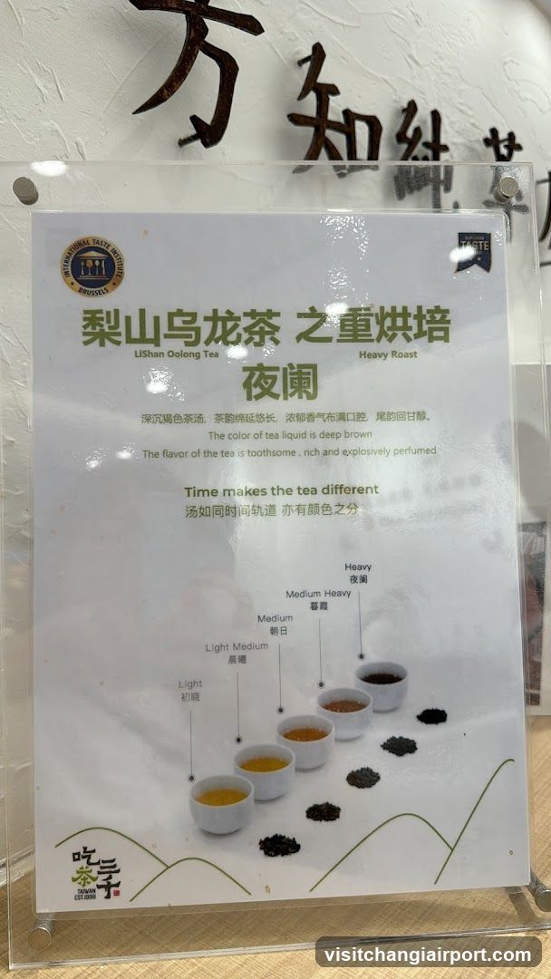 Lishan Oolong Tea - Heavy Roast Display