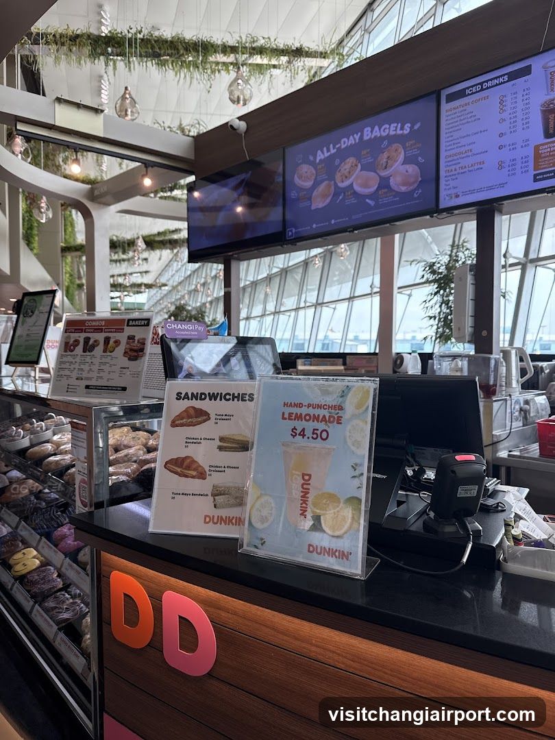 Dunkin' Changi Airport T2 Departure Area