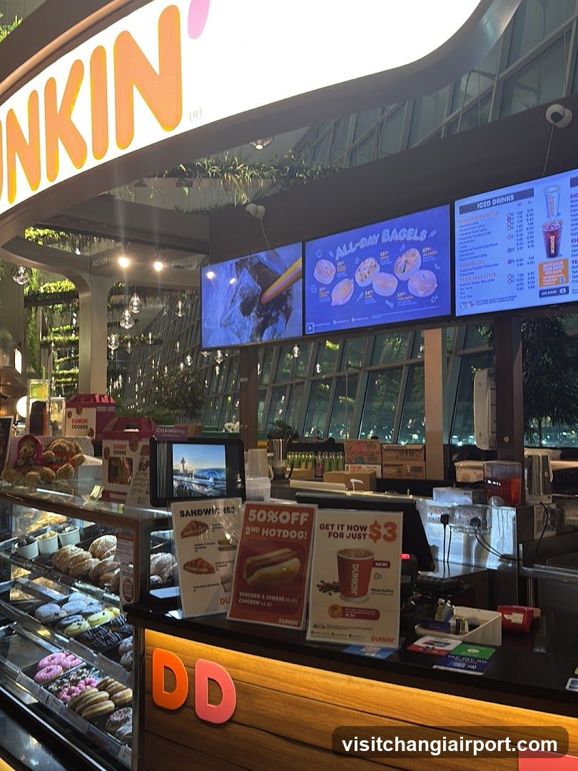 Dunkin Donuts Counter Interior