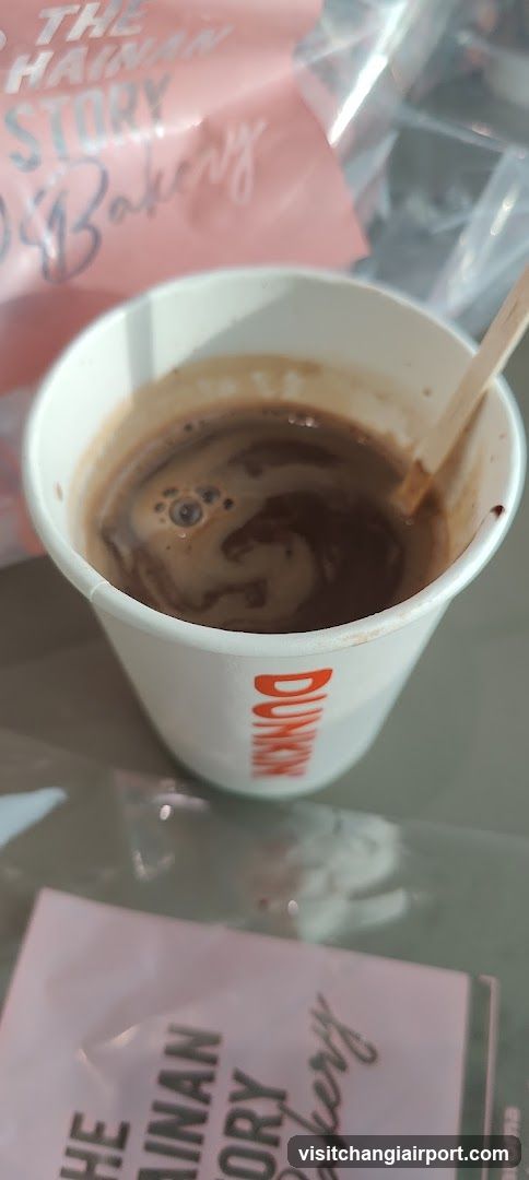 Dunkin Donuts Coffee Cup with Bag