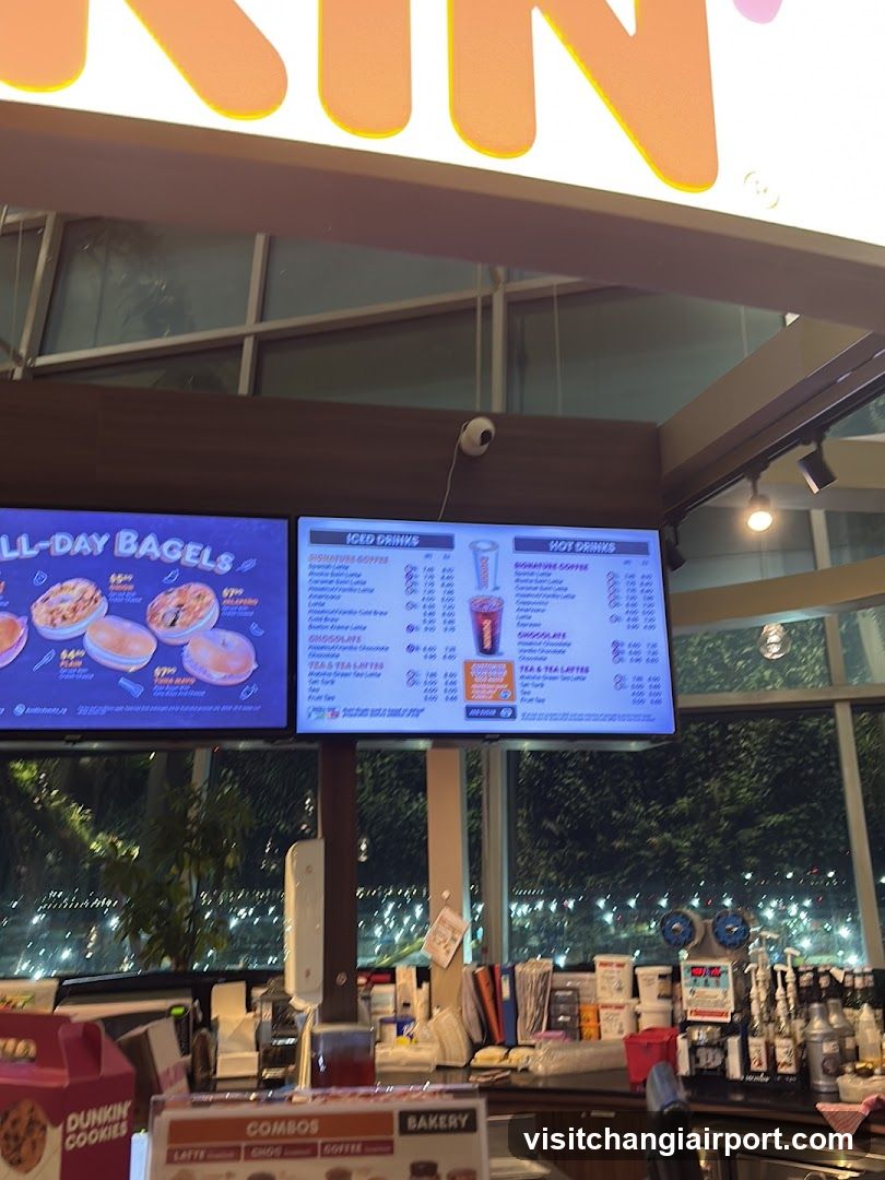 Dunkin' Donuts Menu Board