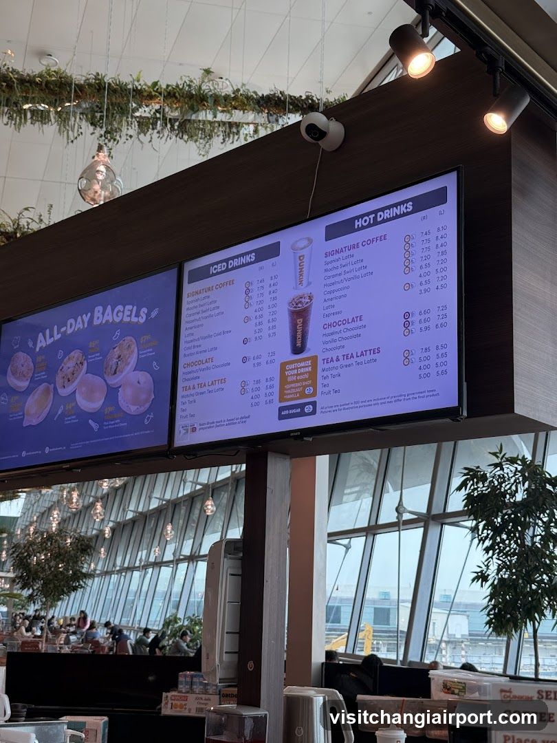 All-Day Bagels & Hot Drinks Menu Board