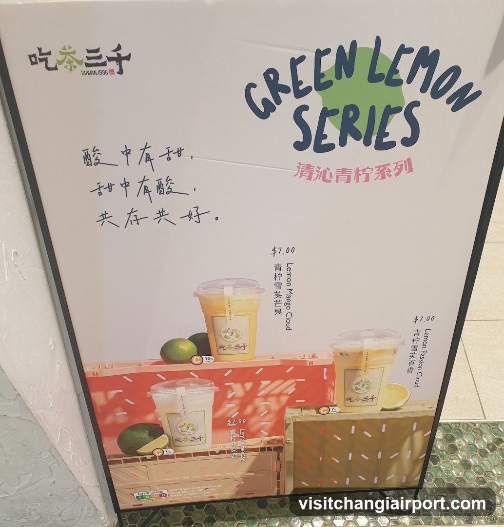 Green Lemon Series Menu Board