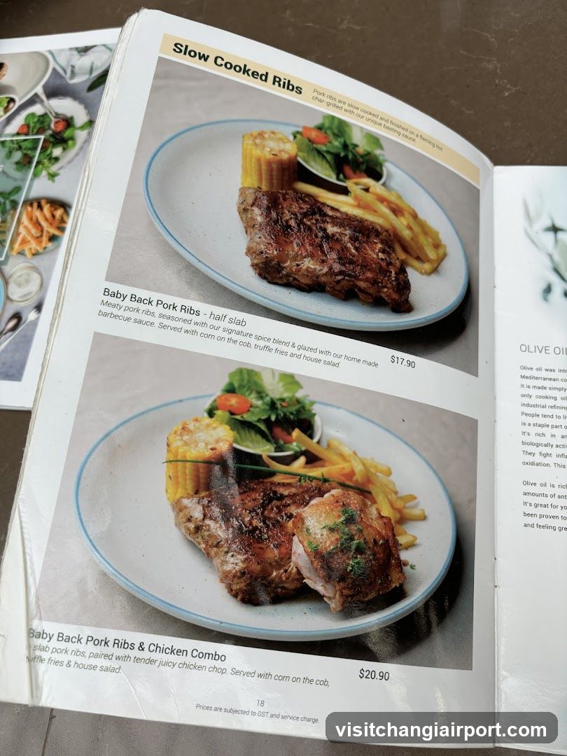 Slow Cooked Ribs Menu Page