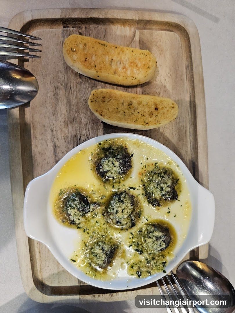 Baked Egg Dish with Garlic Bread