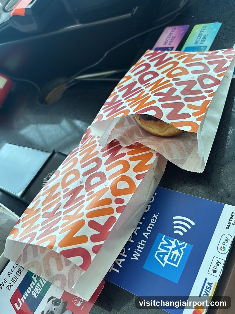 Dunkin' Donuts Packaging and Payment Cards