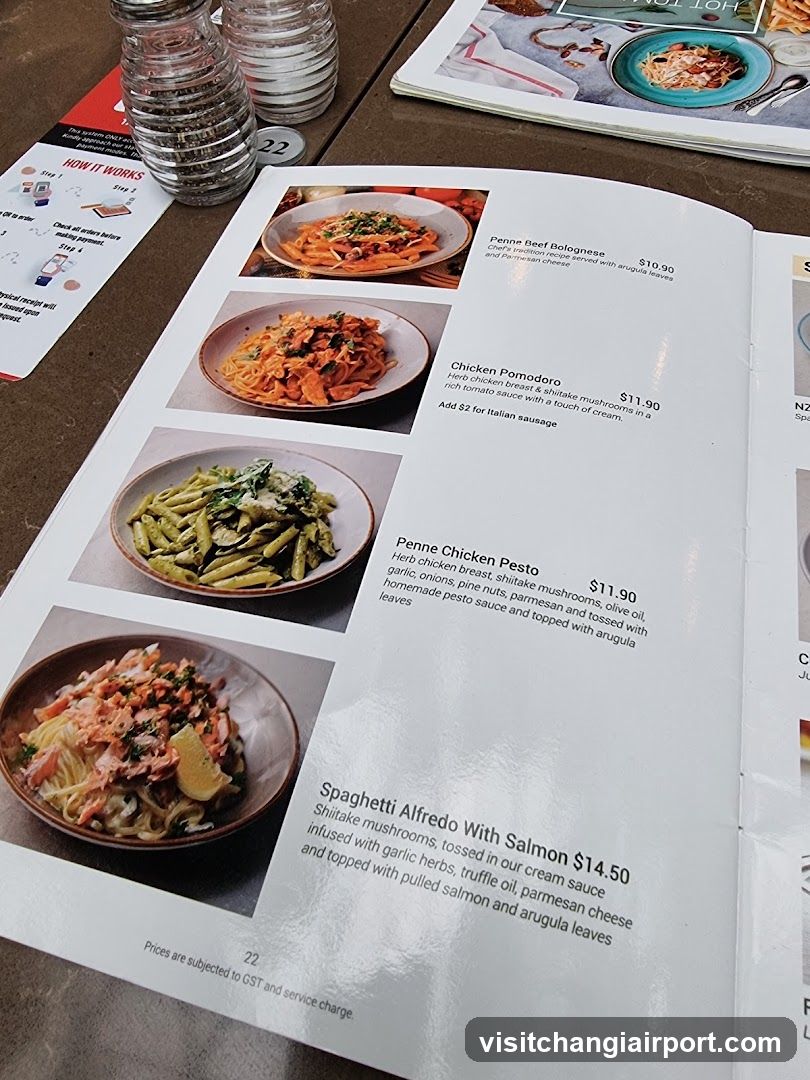 Restaurant Menu Page