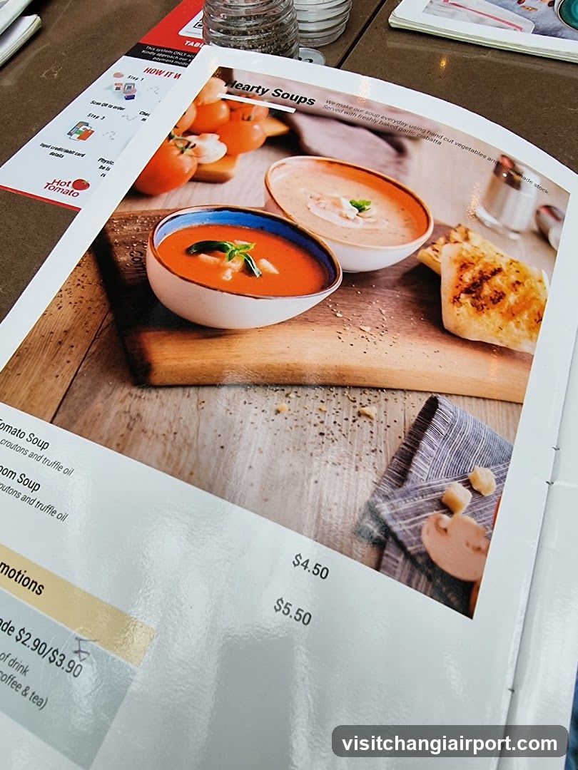 Soup Menu Page