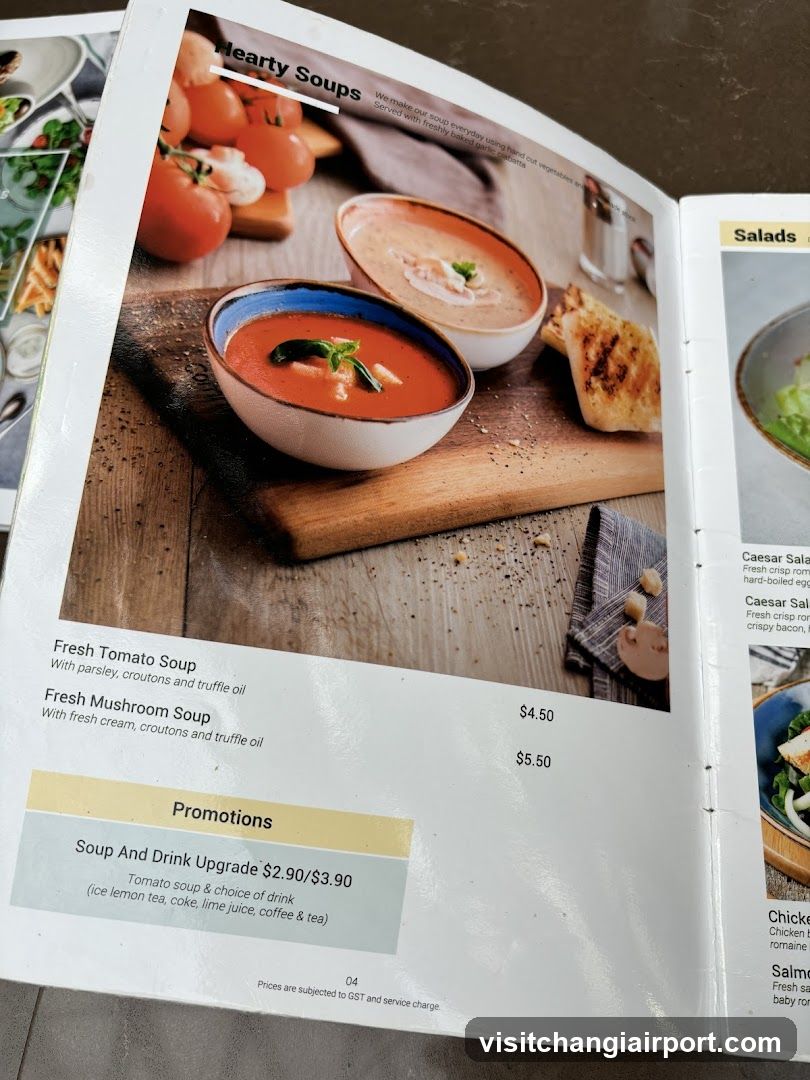 Soup Menu Page