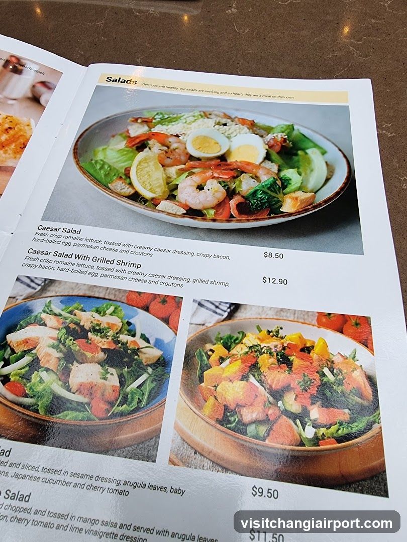 Salad Menu Page