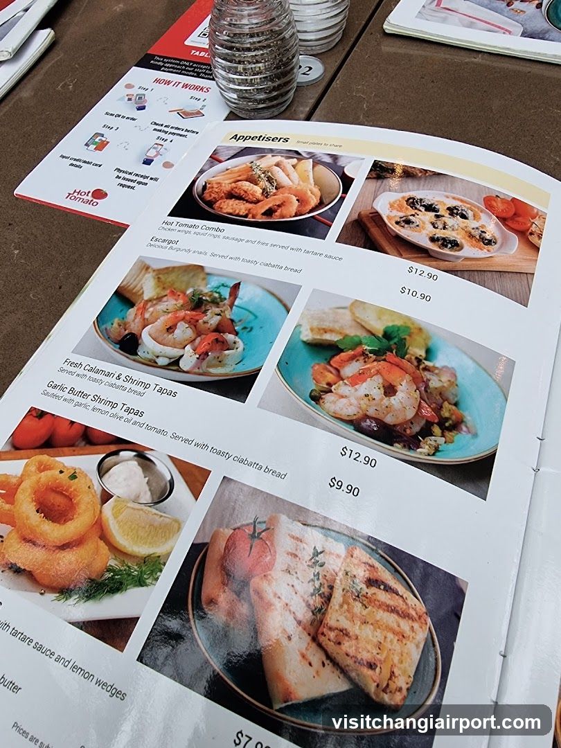 Restaurant Menu Page