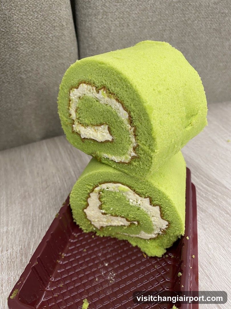 Matcha Cream Roll Cake