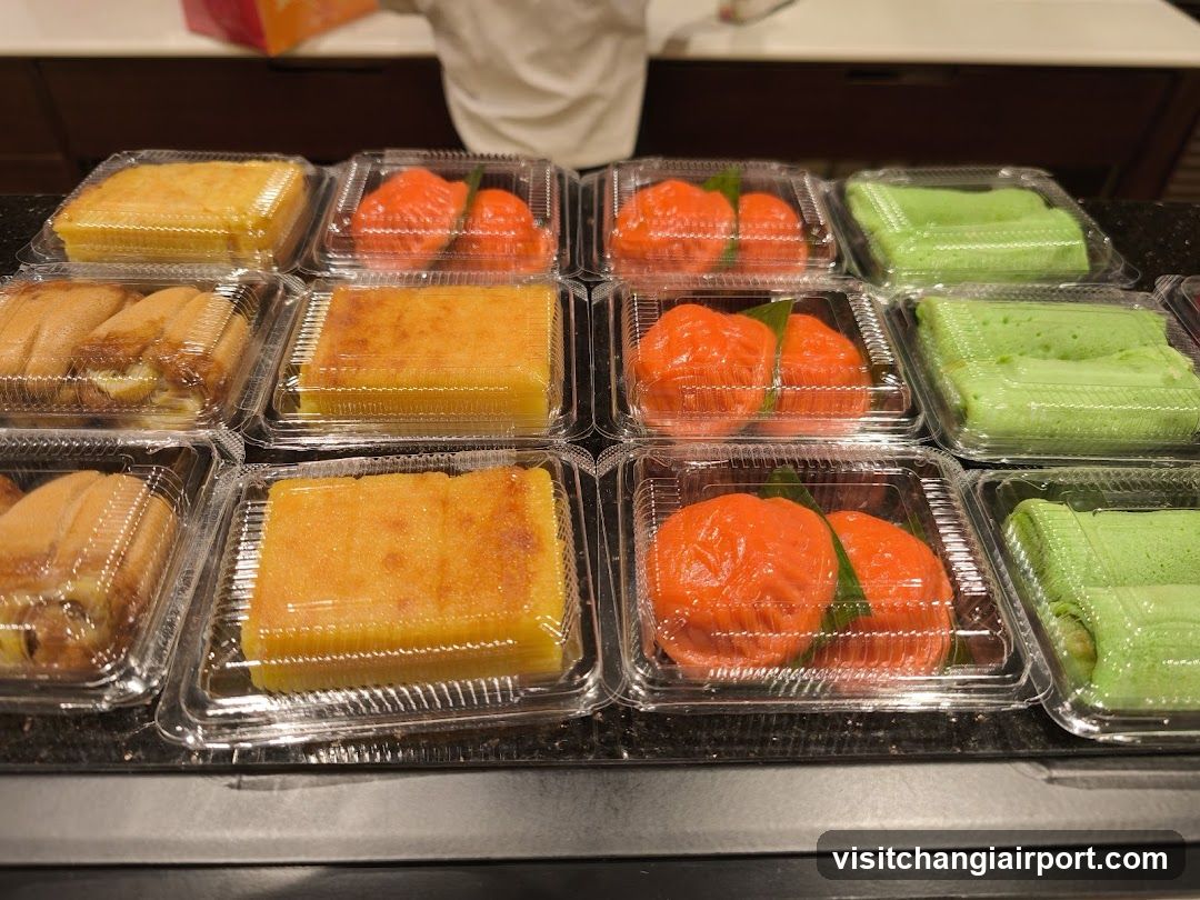 Assorted Pastries Display