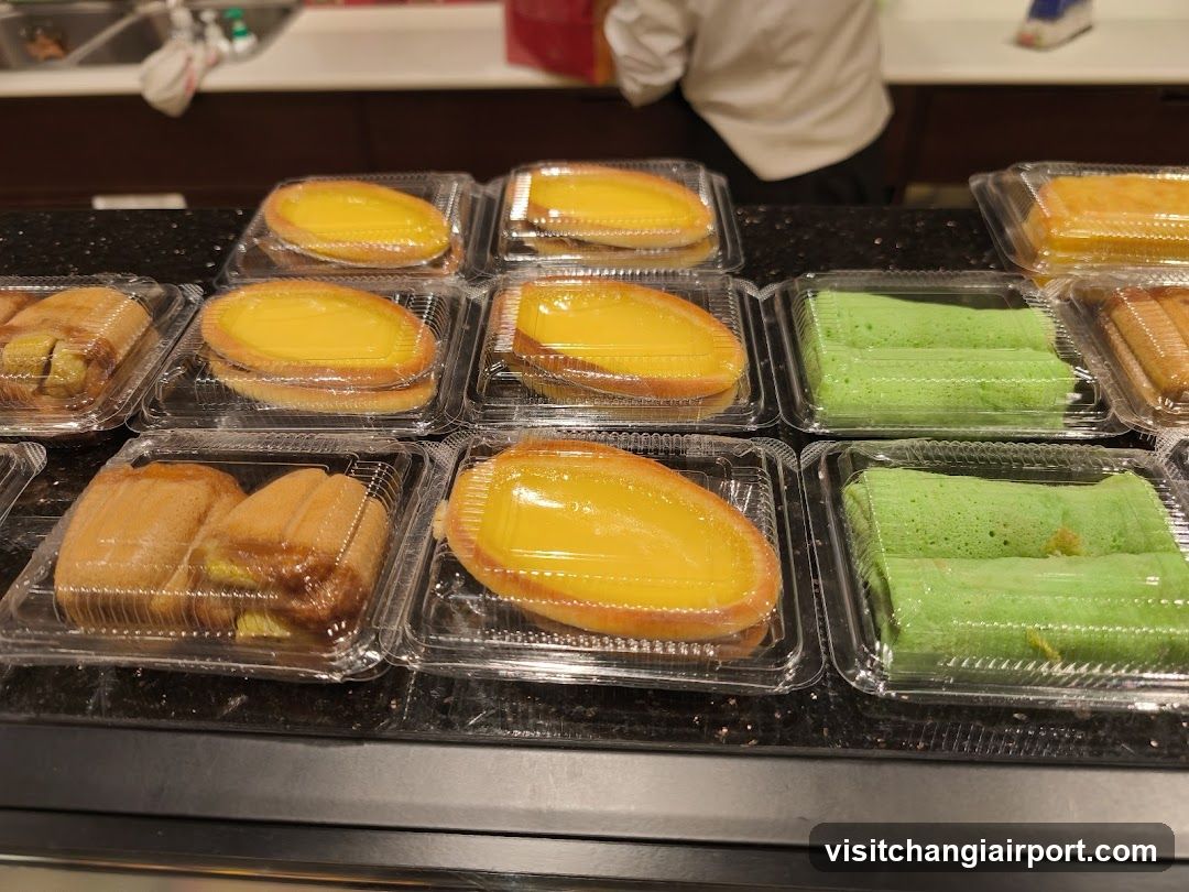 Assorted Pastries Display