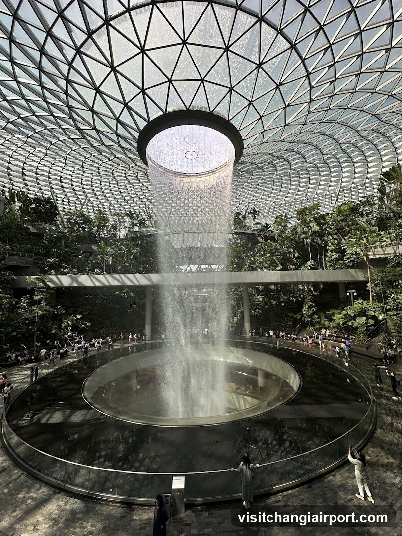 The Jewel Changi Airport Waterfall