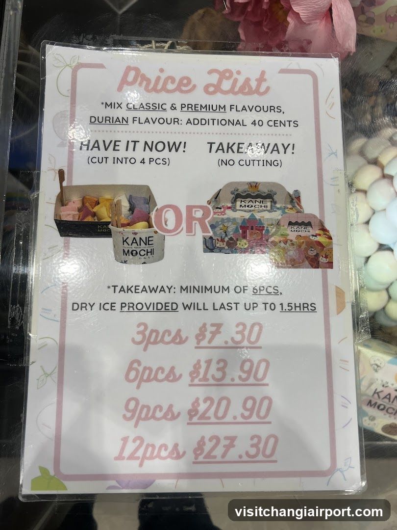 Kane Mochi Price List
