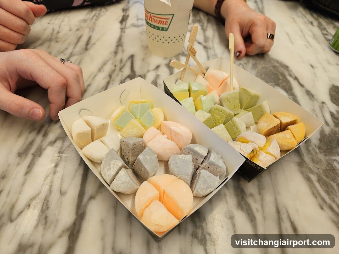 Dessert Boxes on Marble Table
