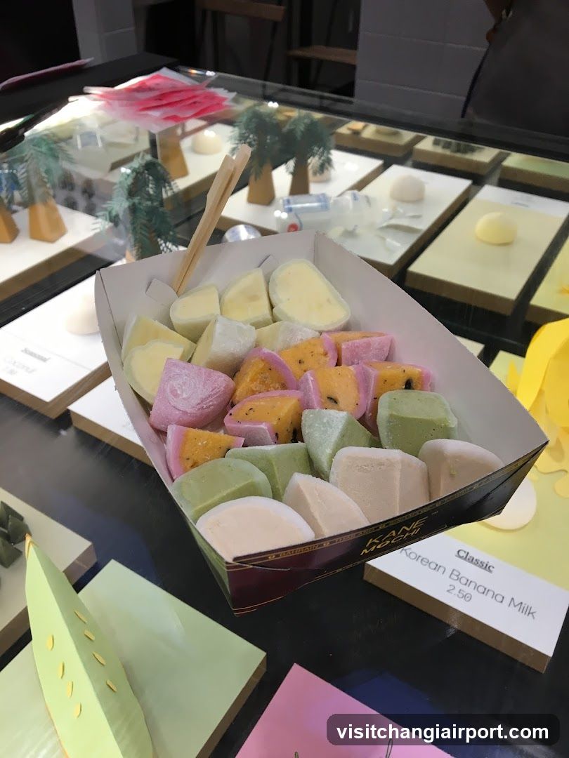 Dessert Display with Colorful Cubes