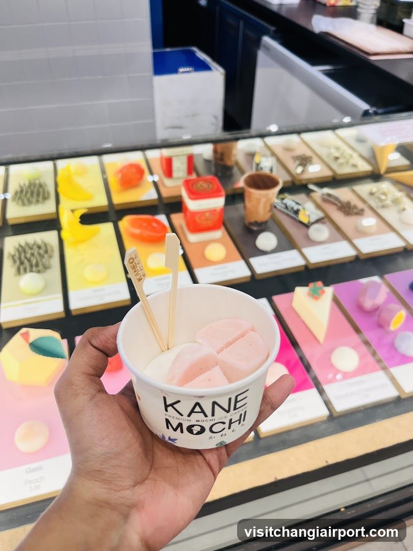 Kane Mochi Dessert Display