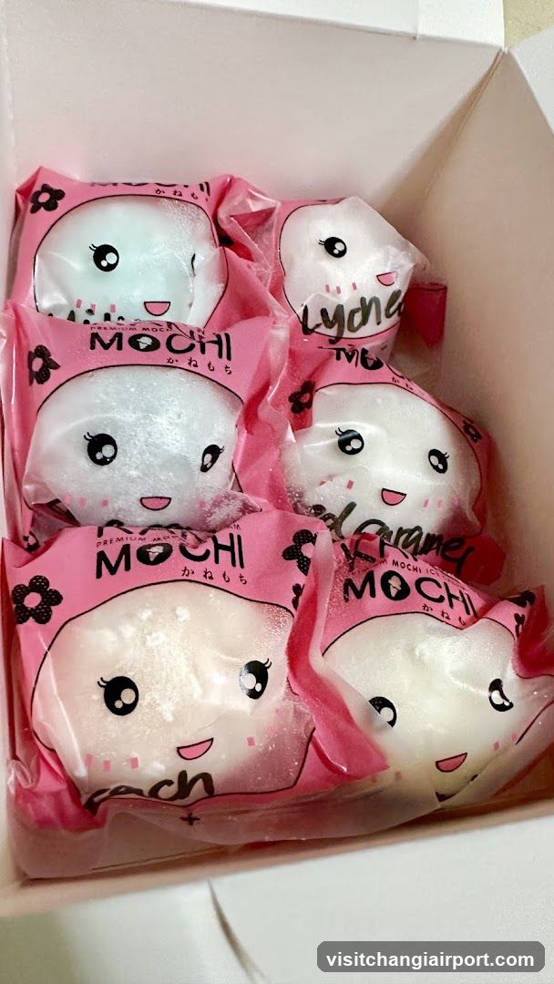Mochi Ice Creams in Packaging