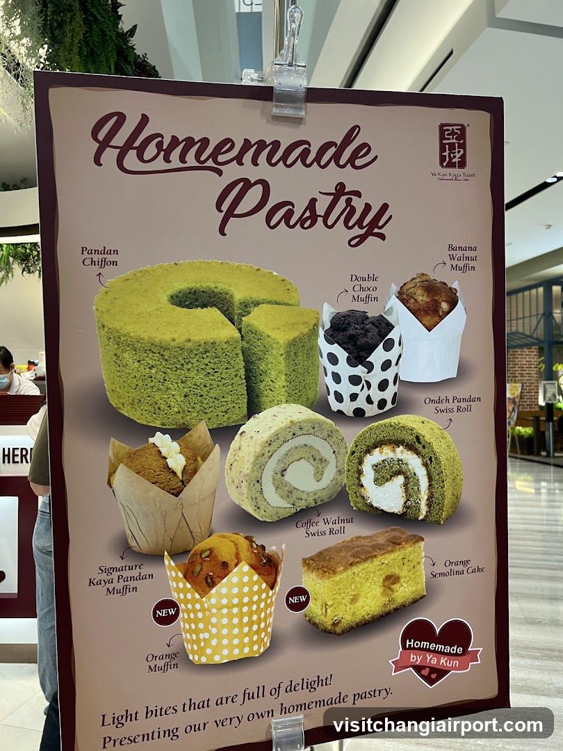 Homemade Pastry Menu Display