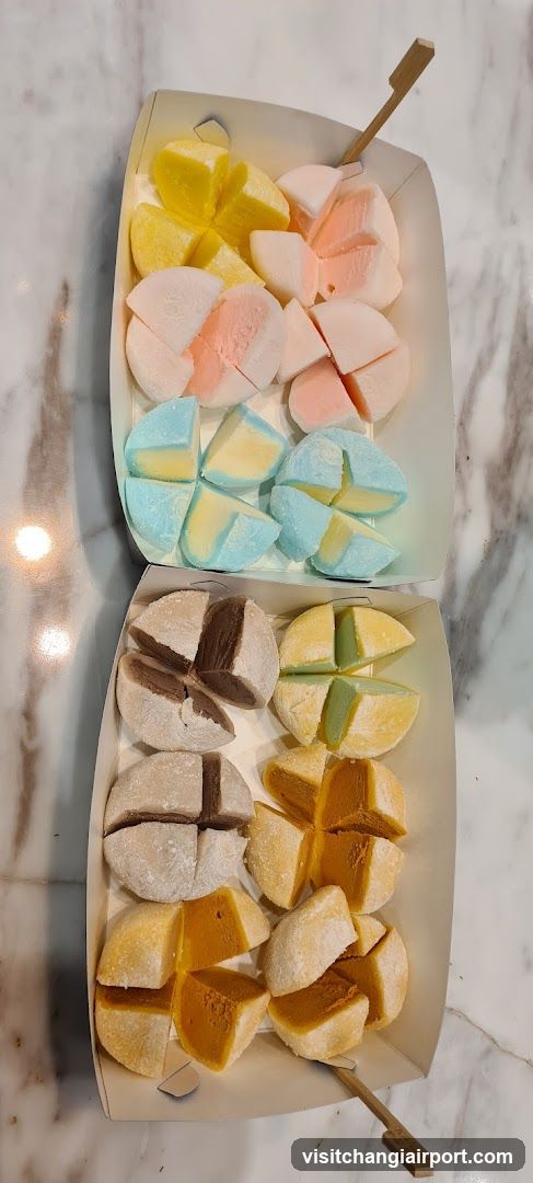 Colorful Dessert Pastries