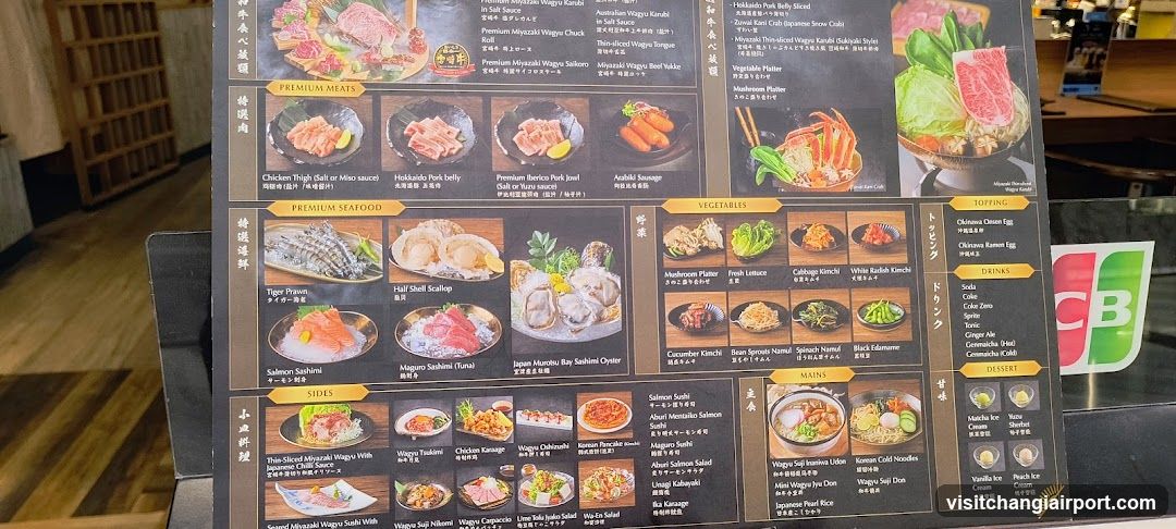 Wagyu Beef Menu Board