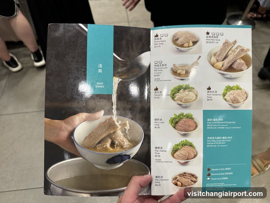 Soup Dishes Menu