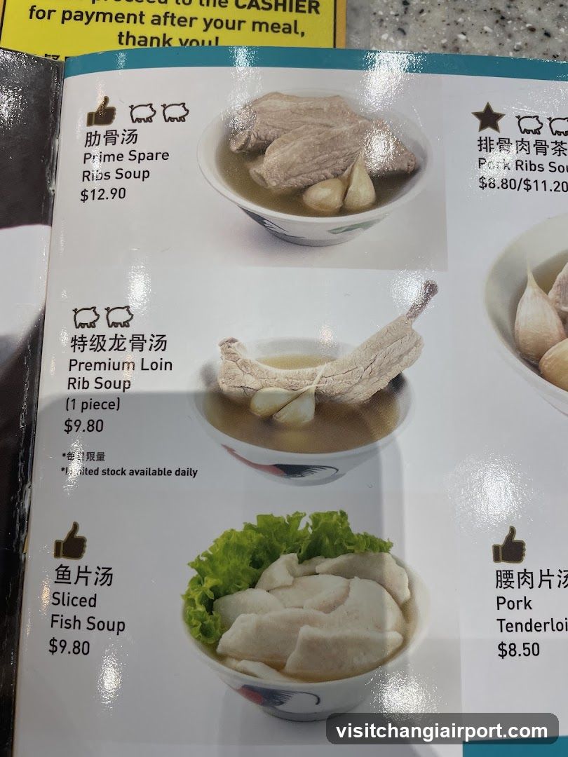 Soup Menu Page