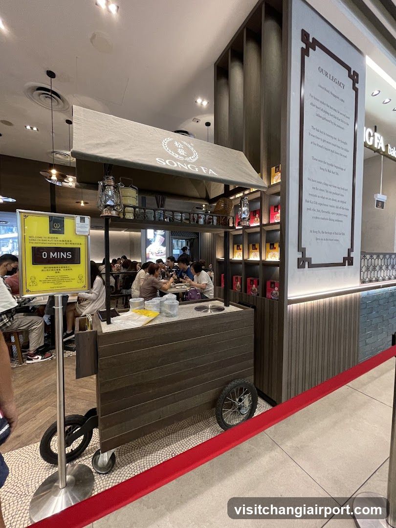 Song Fa Food Cart Interior