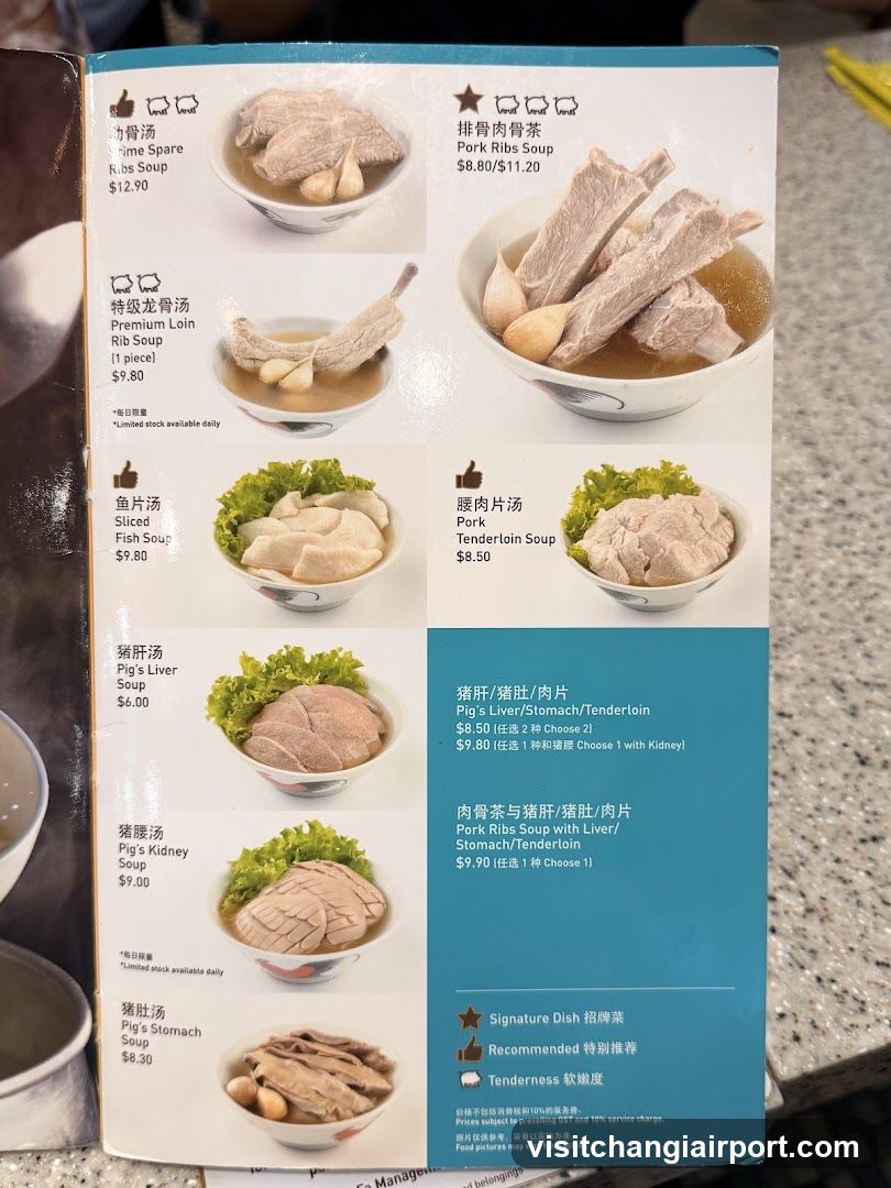 Soup Menu