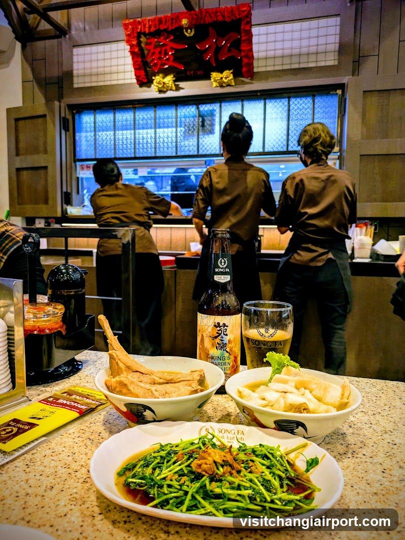 Dining at Song Fa Restaurant